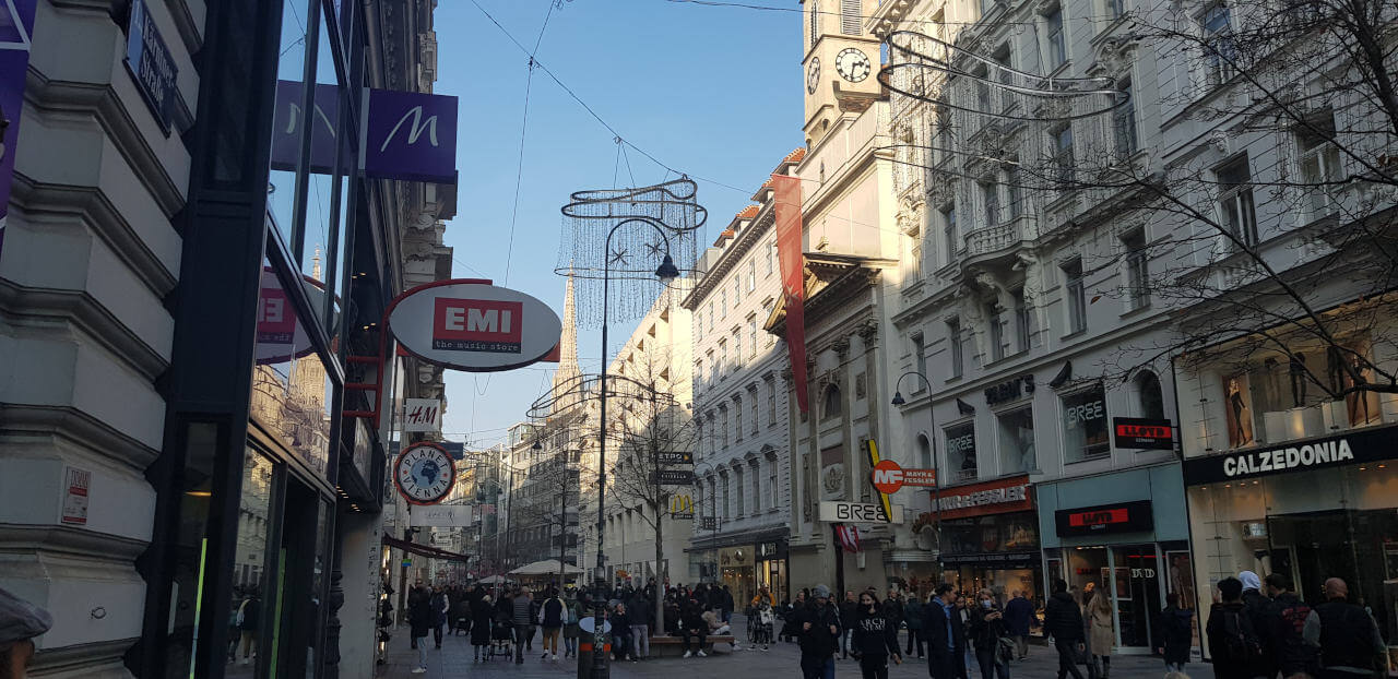 Kärntnerstraße in Wien