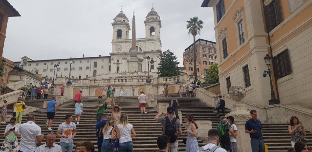 Auch die spanische Treppe ist ein beliebtes Fotomotiv